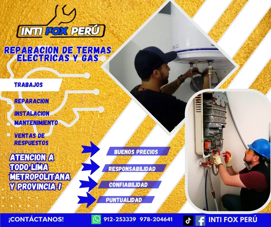 Técnico en Termas con Problemas de Presión en chaclacayo 