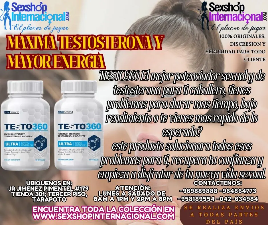 TESTO360 El mejor potenciador sexual y de testosterona para 