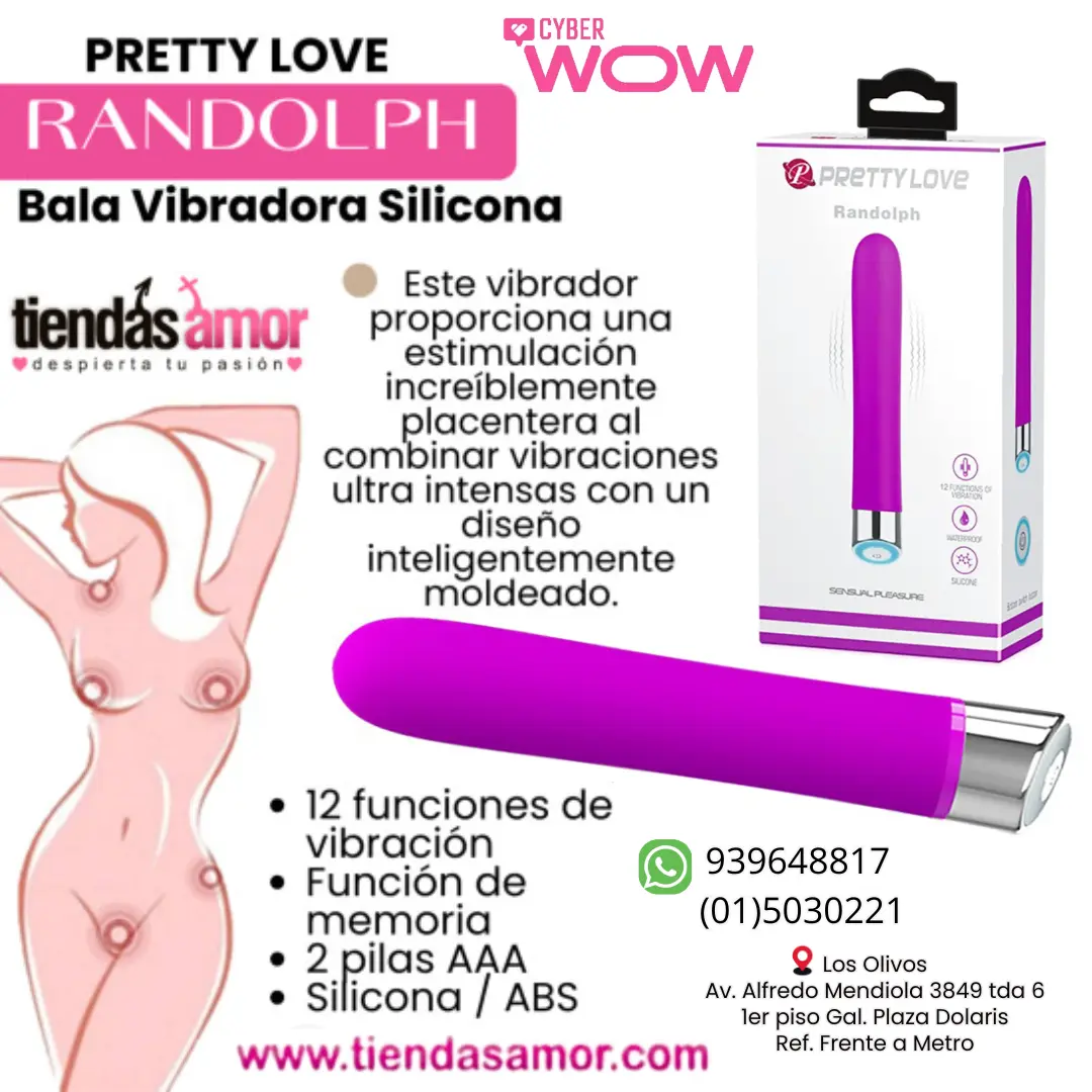Pretty Love Randolph - Bala Vibradora Silicona