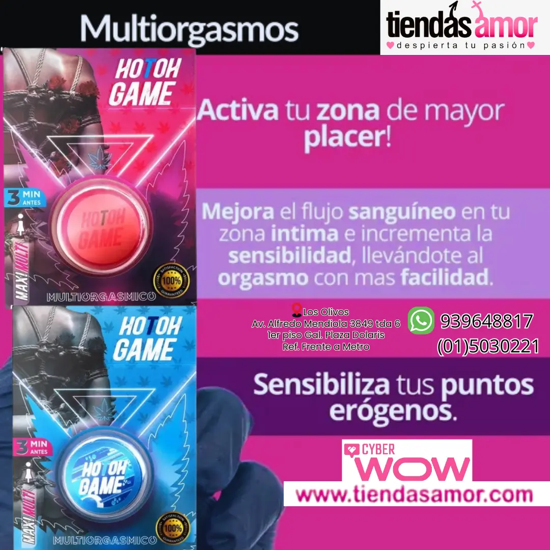 Hotoh Game Multiorgasmico 5 Ml - LOS OLIVOS