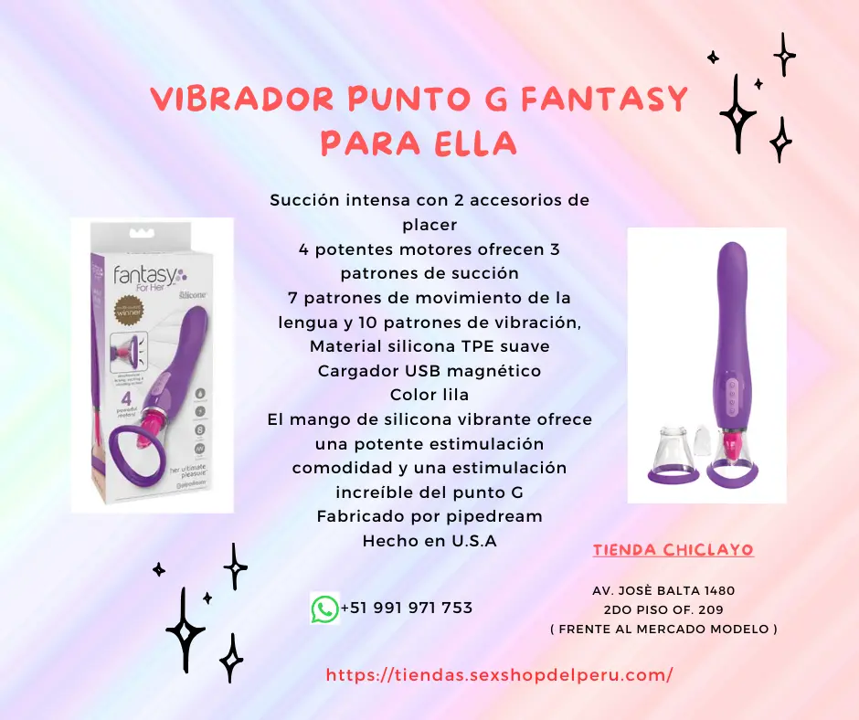  VIBRADOR PUNTO G FANTASY PARA ELLA