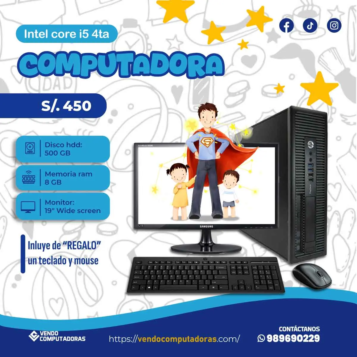  Computadoras listas para rendir al máximo