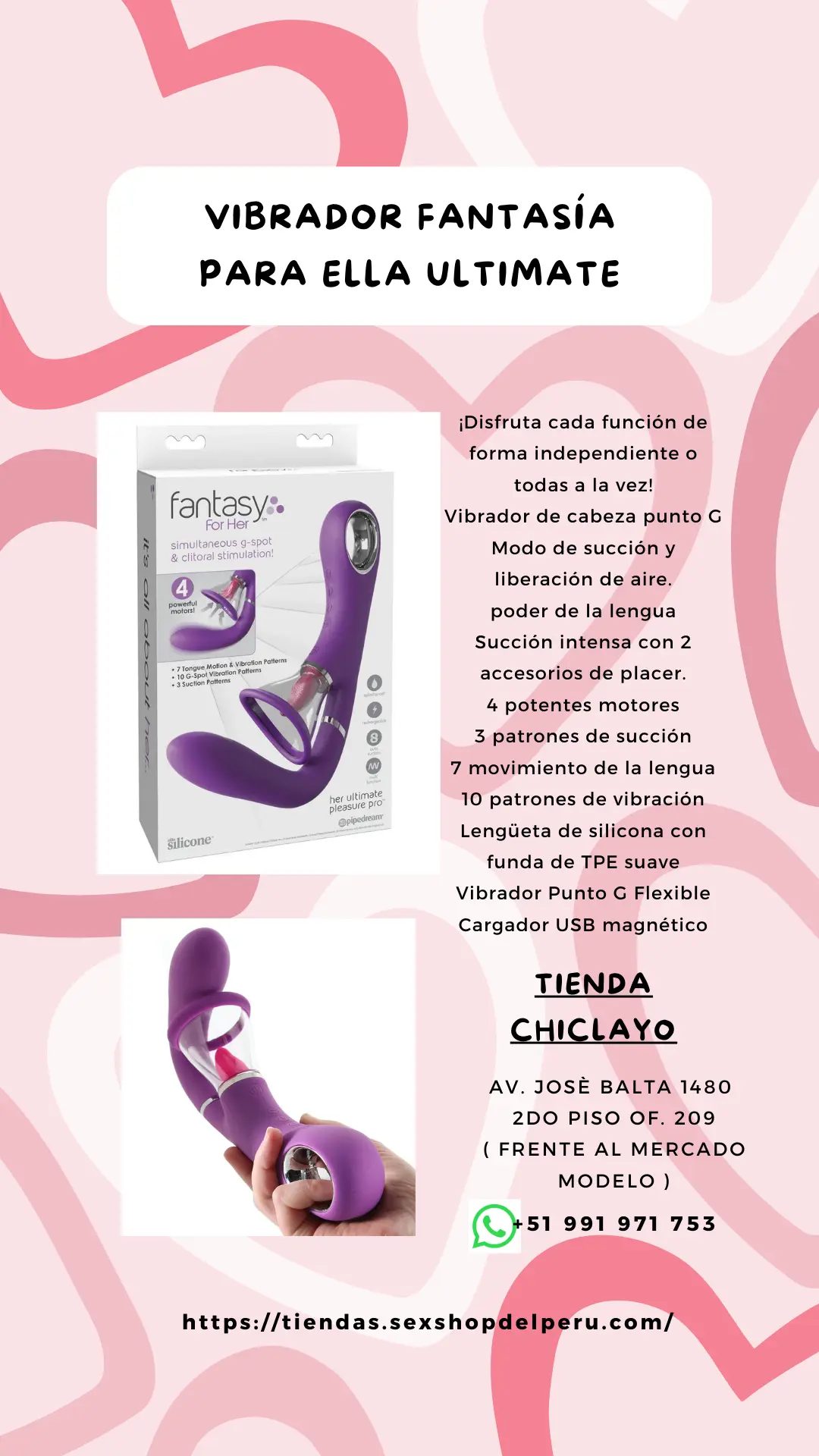 Vibrador Ultima fantasía para ella