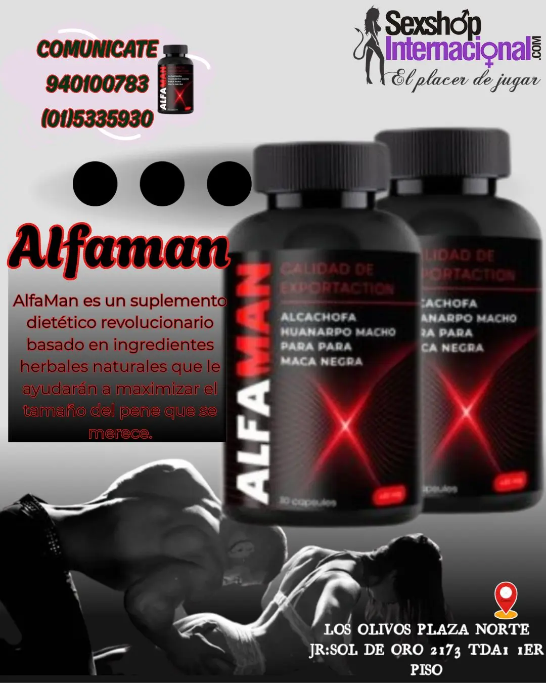 ALFA MAN TU PODEROSO PRODUCTO AGRANDADOR DE PENE 