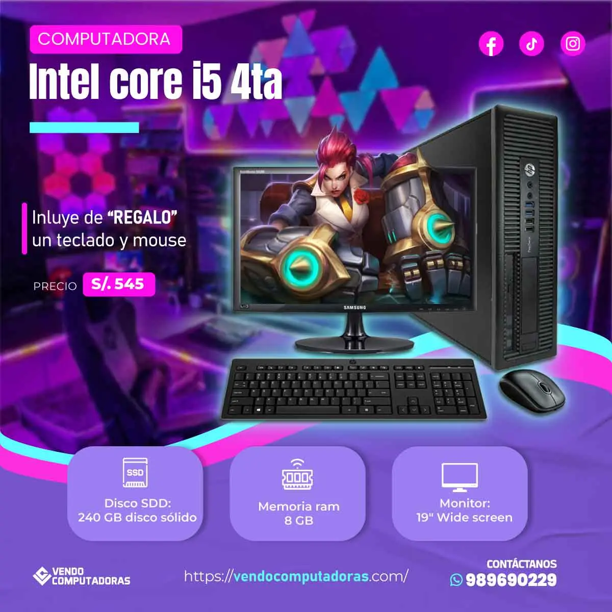  No la pienses más llévate esta i5 hoy 