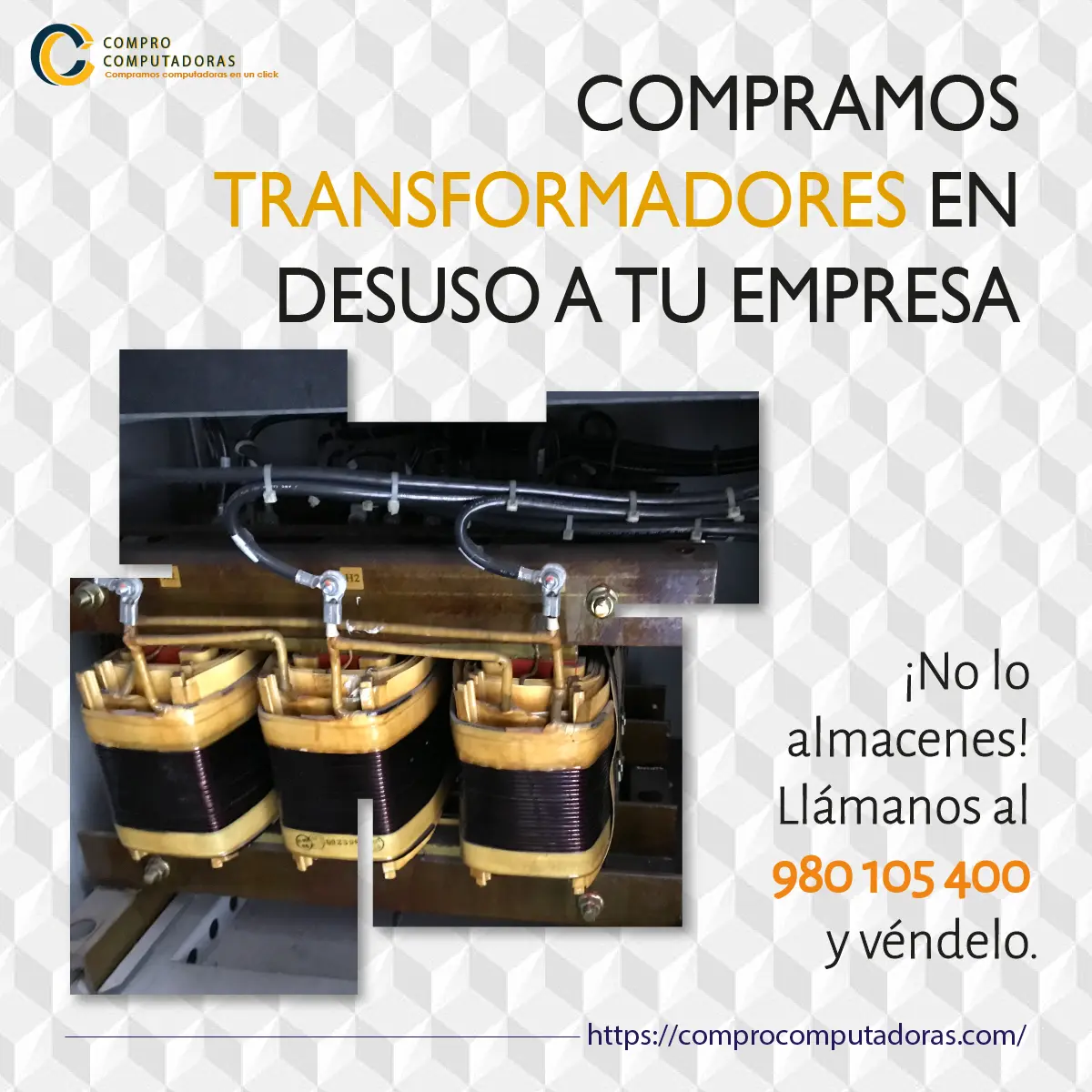 COMPRAMOS TRANSFORMADORES