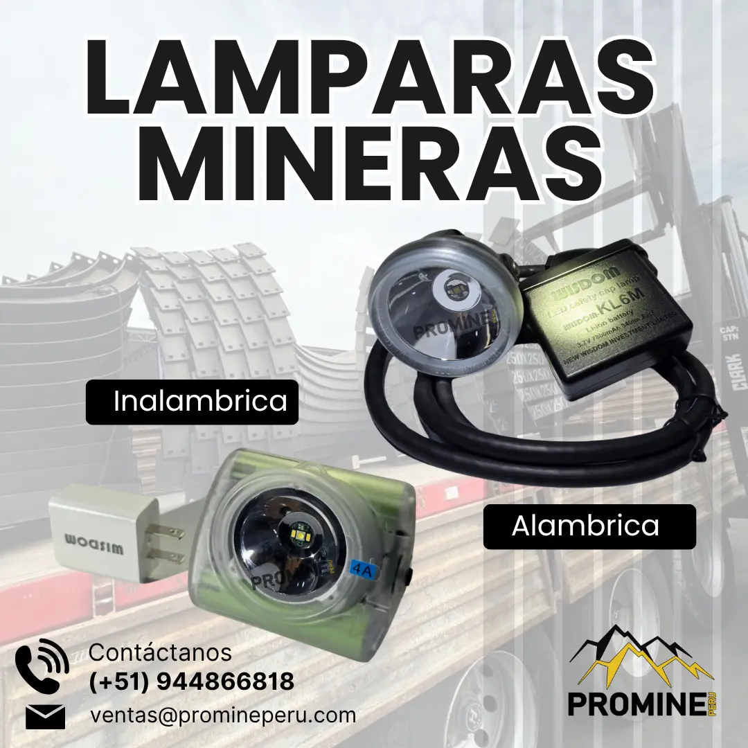LÁMPARAS MINERAS DE TRABAJO SEGURO PROMINE ANCLAJE DE 