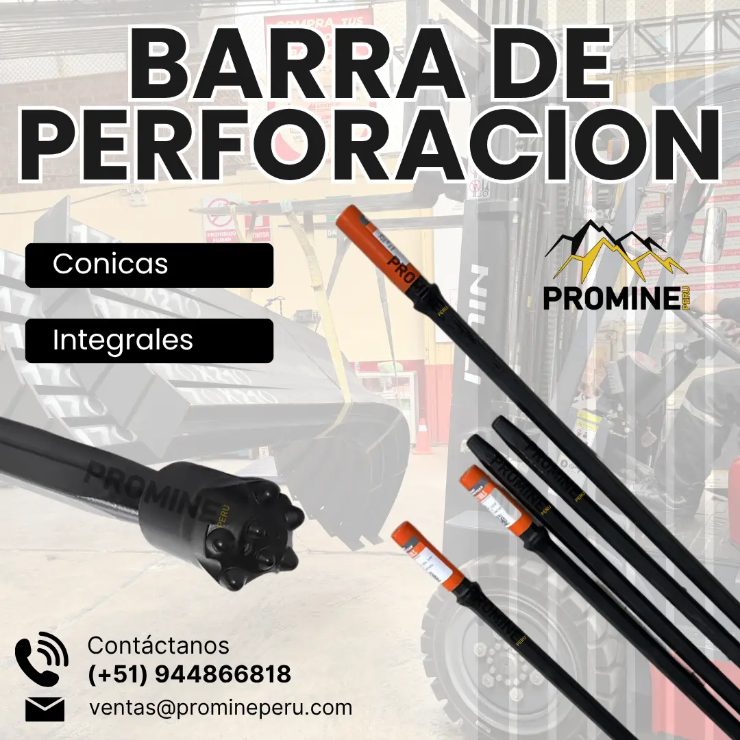 BARRA CÓNICA E INTEGRAL PARA SOCAVÓN PROMINE Herramienta