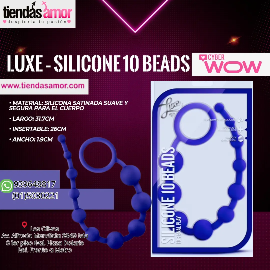 Luxe Silicone 10 Beads