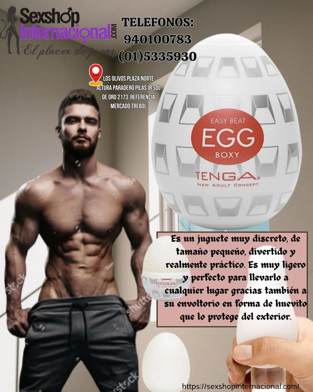 EASY BEAT EG Gmasturbador manual diseñado para la estimulaci