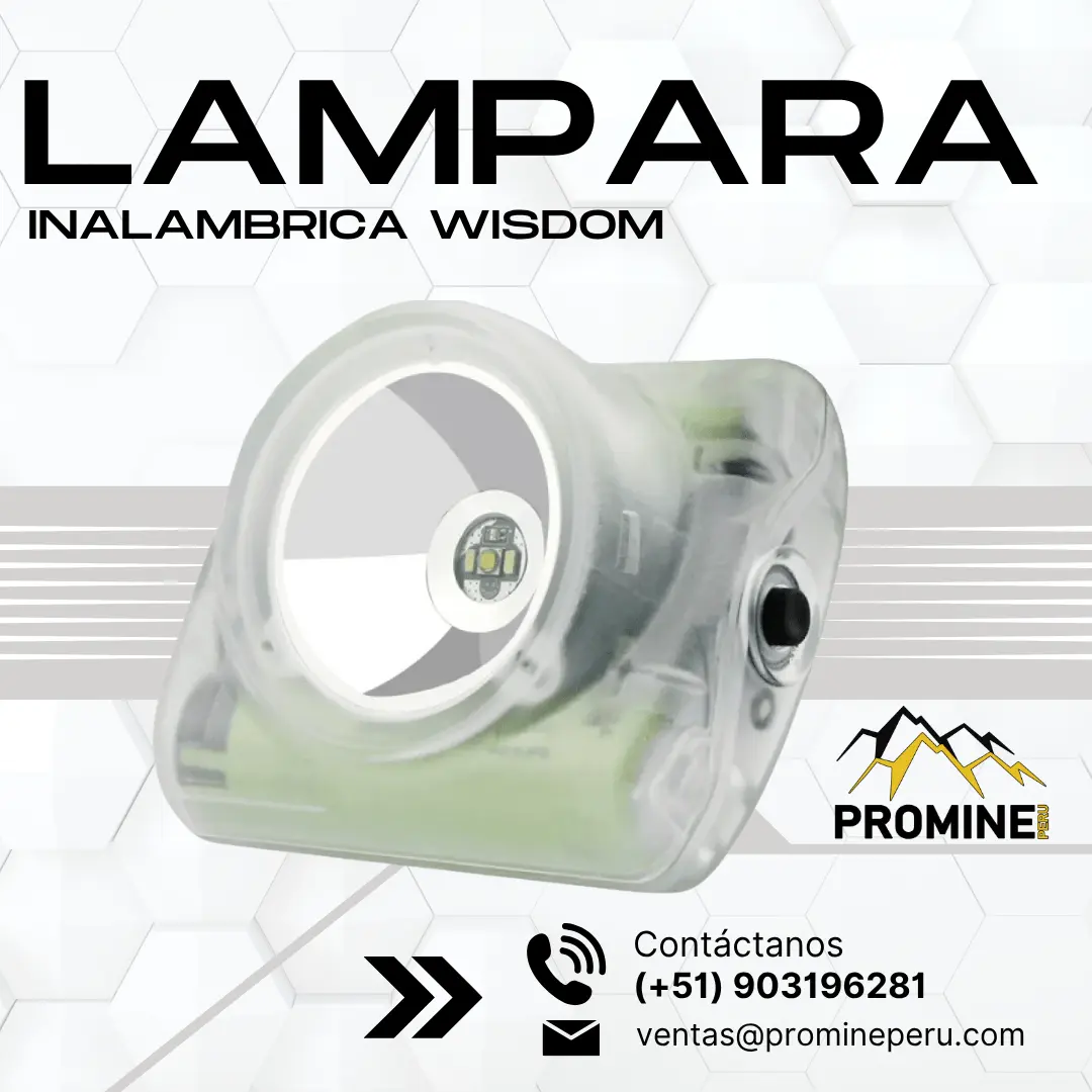 LAMPARA MINERA INALAMBRICA WISDOM