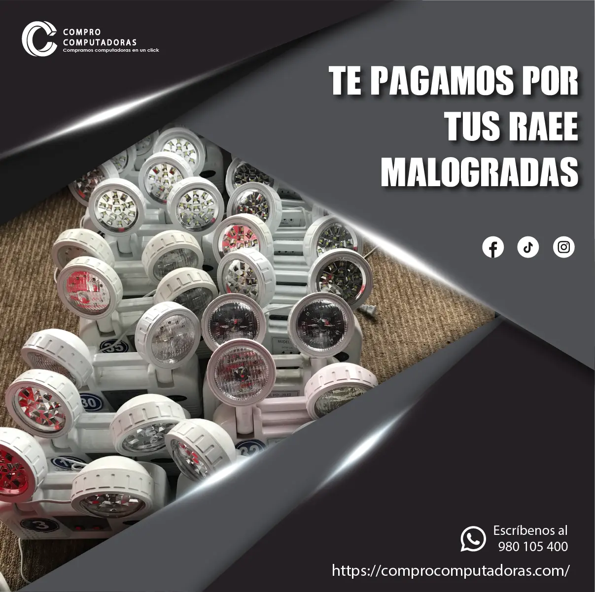  Tu empresa renovó equipos Compramos los antiguos 