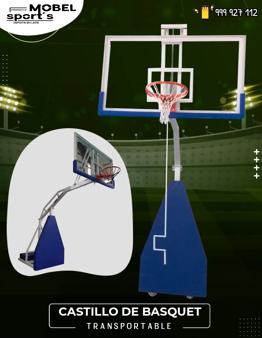 TABLERO DE BALONCESTO MOVIL MOBEL SPORTS
