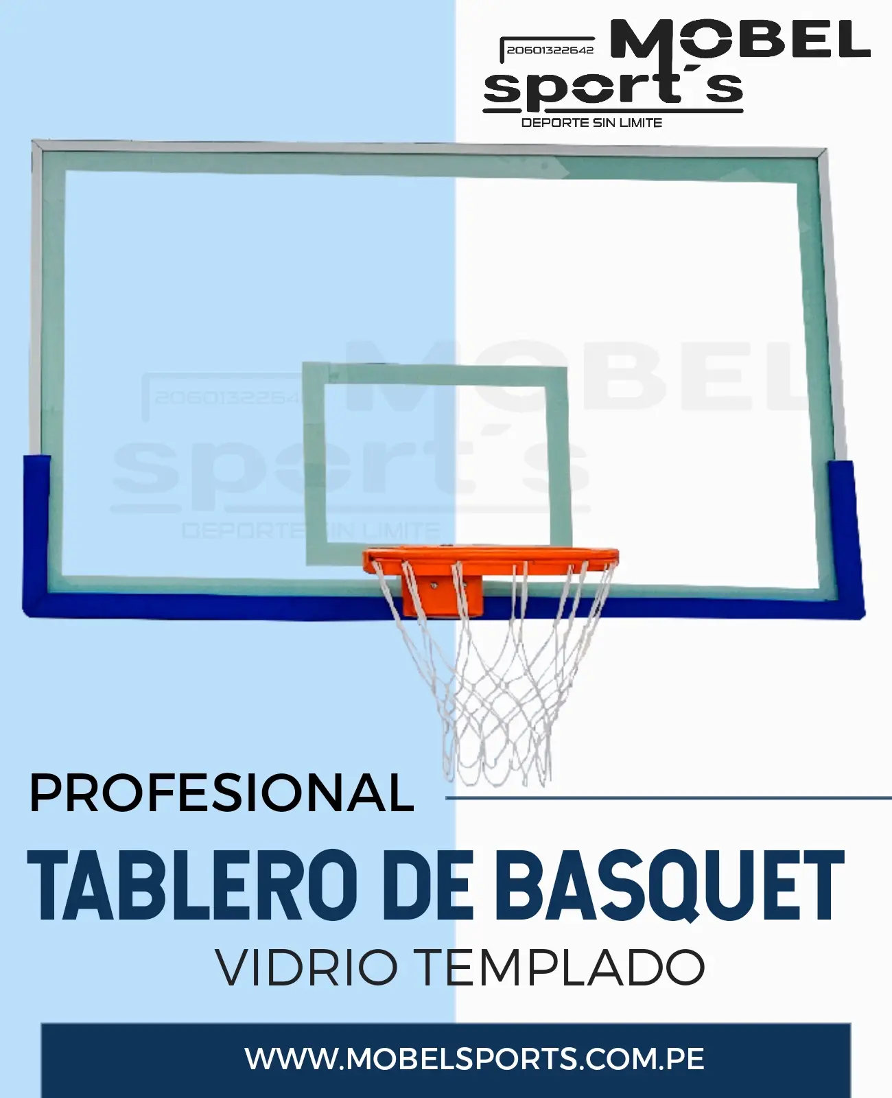 TABLERO DE BASKET OFICIAL MOBEL SPORTS