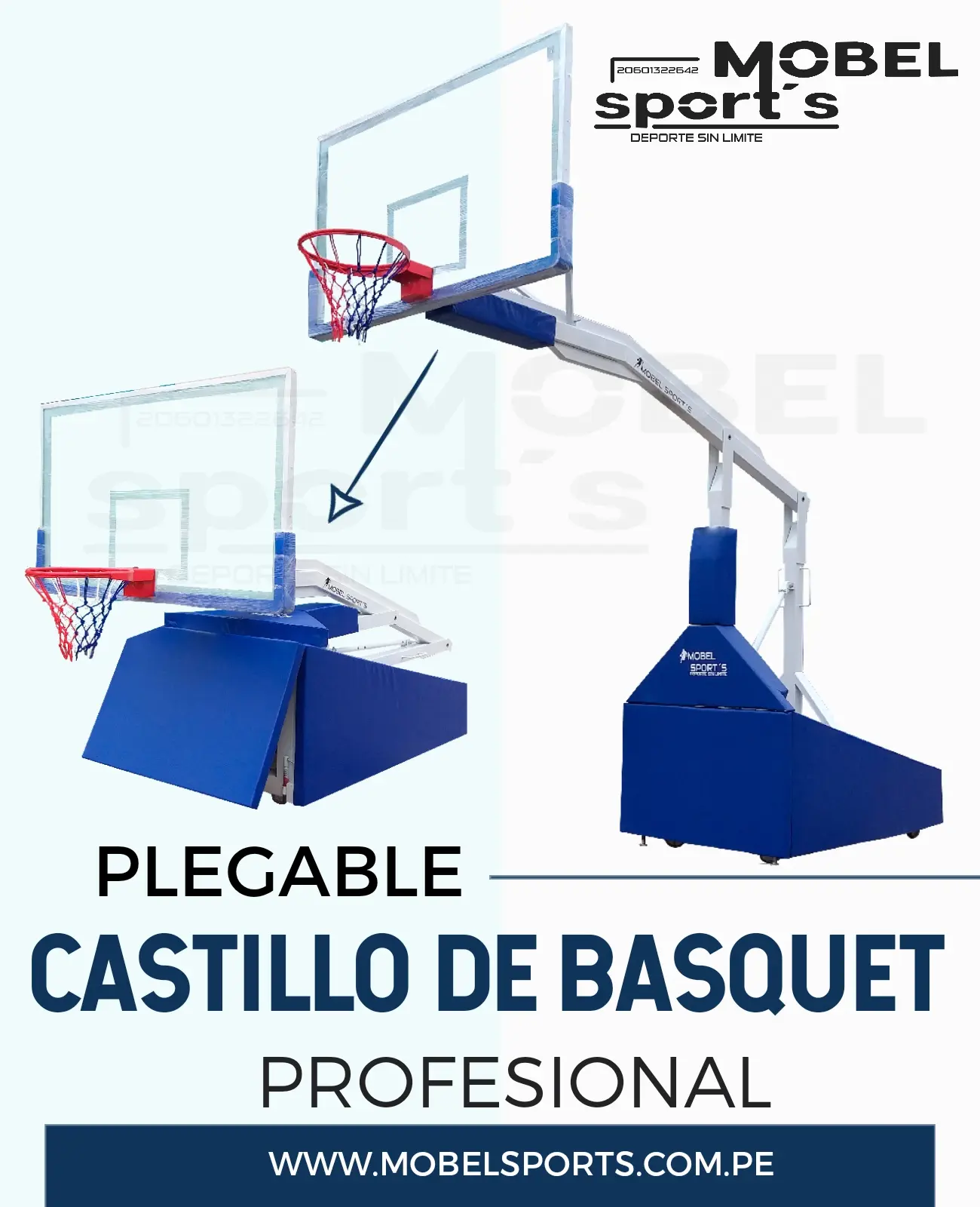TABLERO DE BASKET OFICIAL MOBEL SPORTS