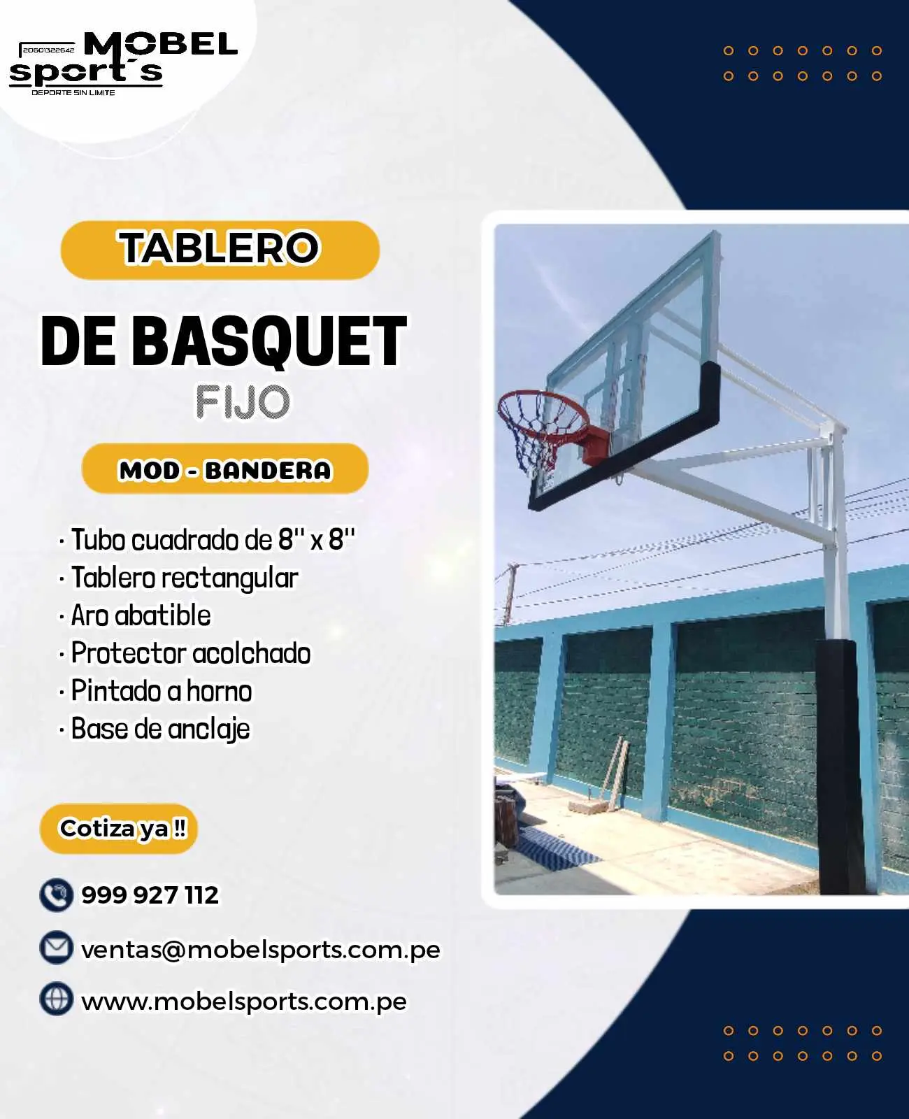 TORRE DE BASQUET MOBEL SPORTS