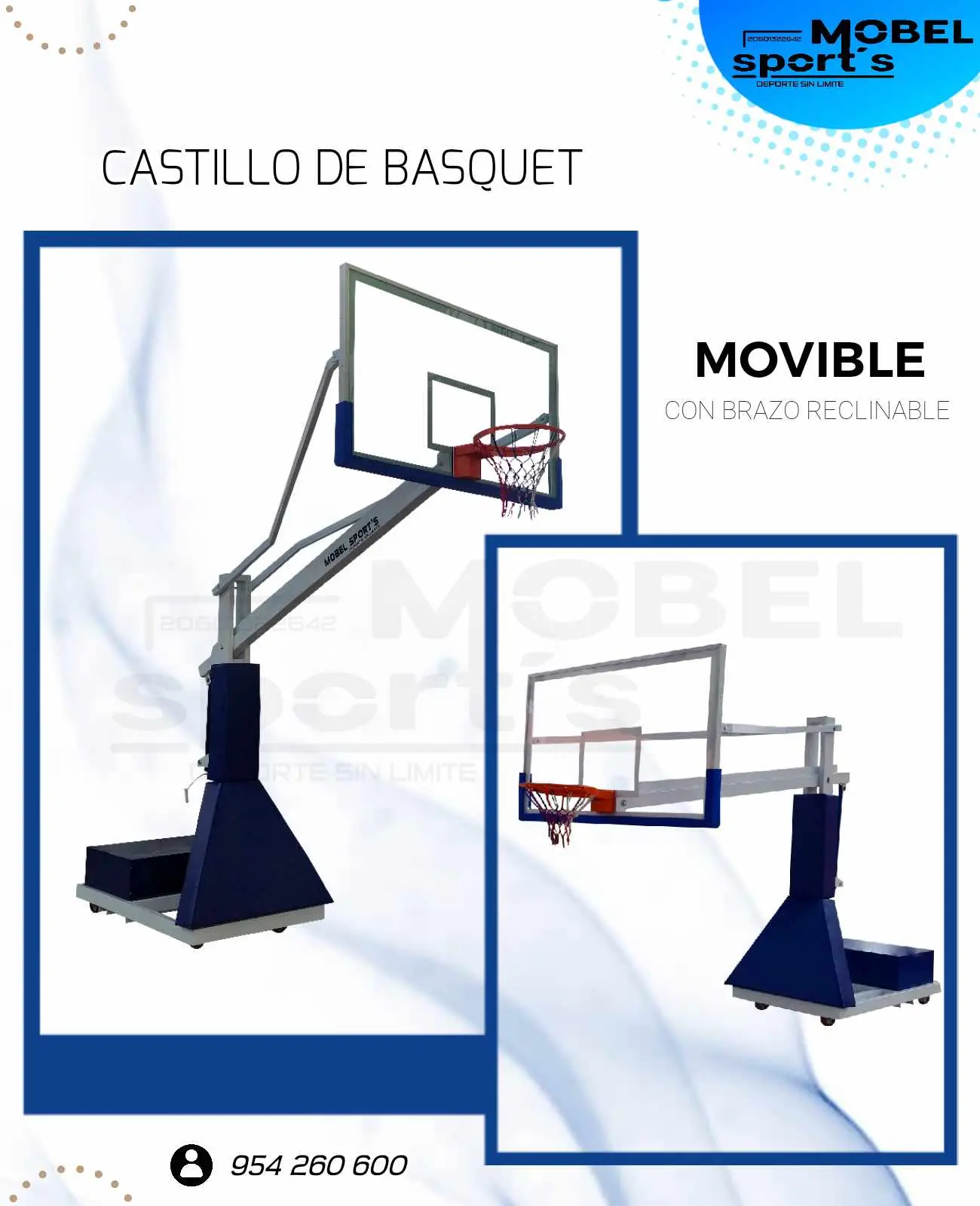 TABLERO CON ARCO DE FUTBOL MOBEL SPORTS