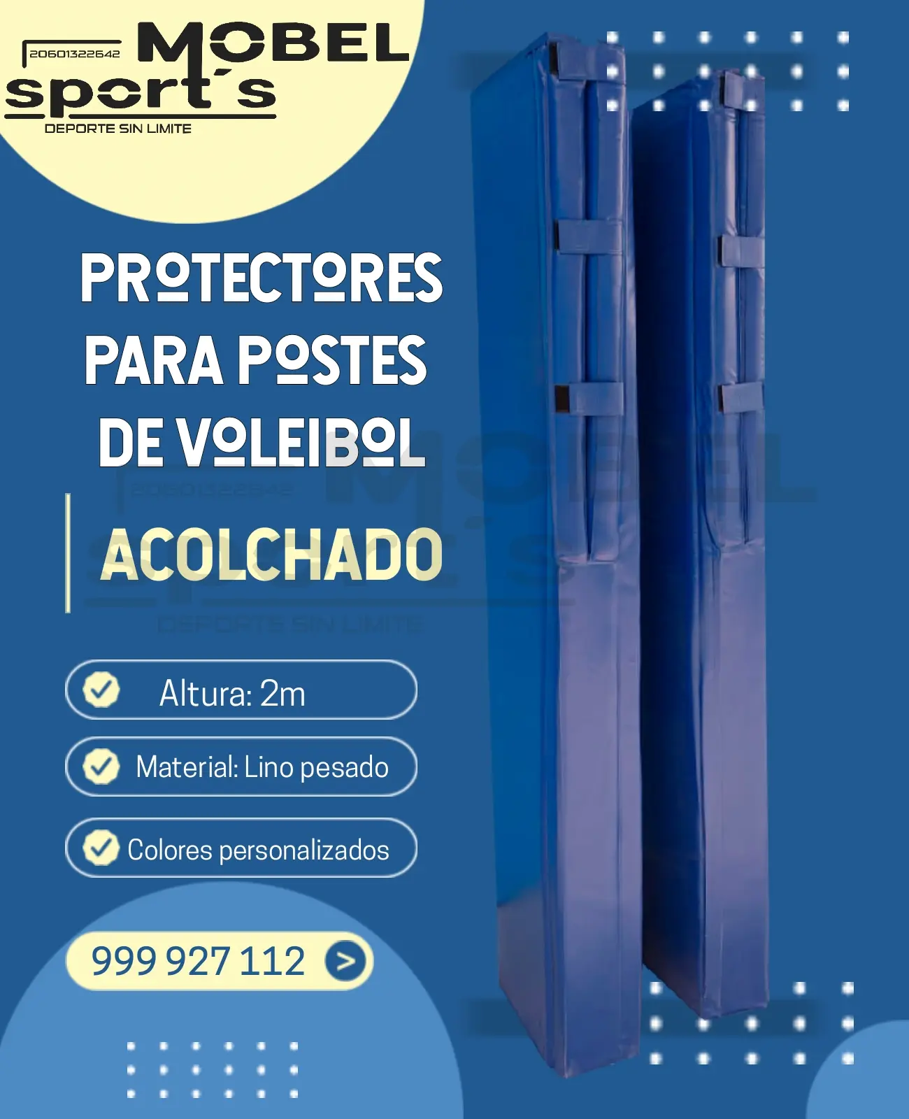 PROTECTORES PARA POSTES DE VOLEY MOBEL SPORTS