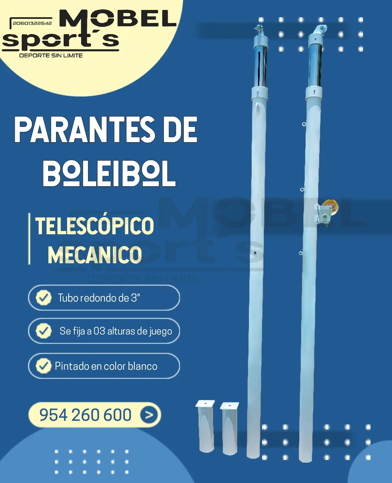 POSTES DE VOLEY MOBEL SPORTS
