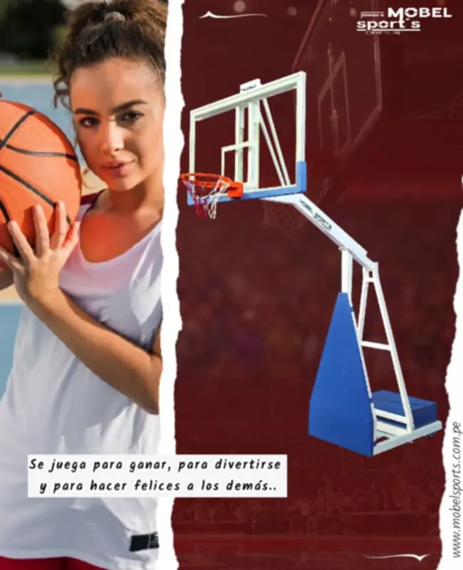 TABLERO DE BASQUETBOL MOVILES MOBEL SPORTS