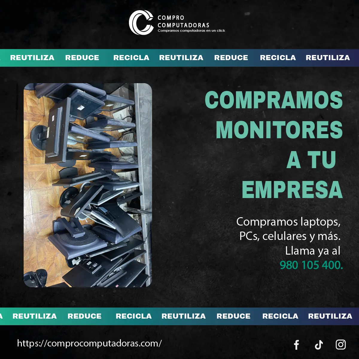  Tienes monitores antiguos ocupando espacio LO COMPRAMOS