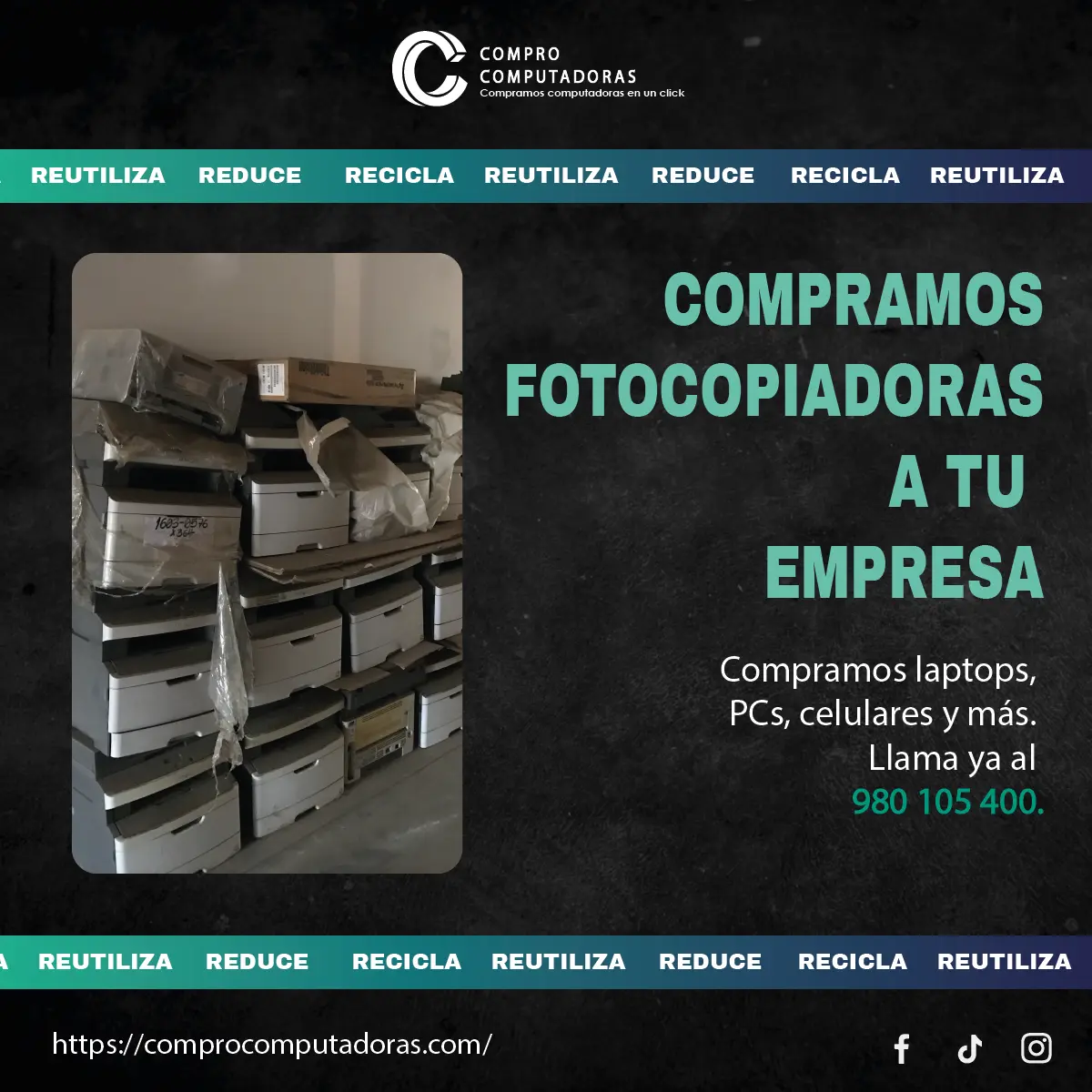 TIENES FOTOCOPIADORAS LO COMPRAMOS 