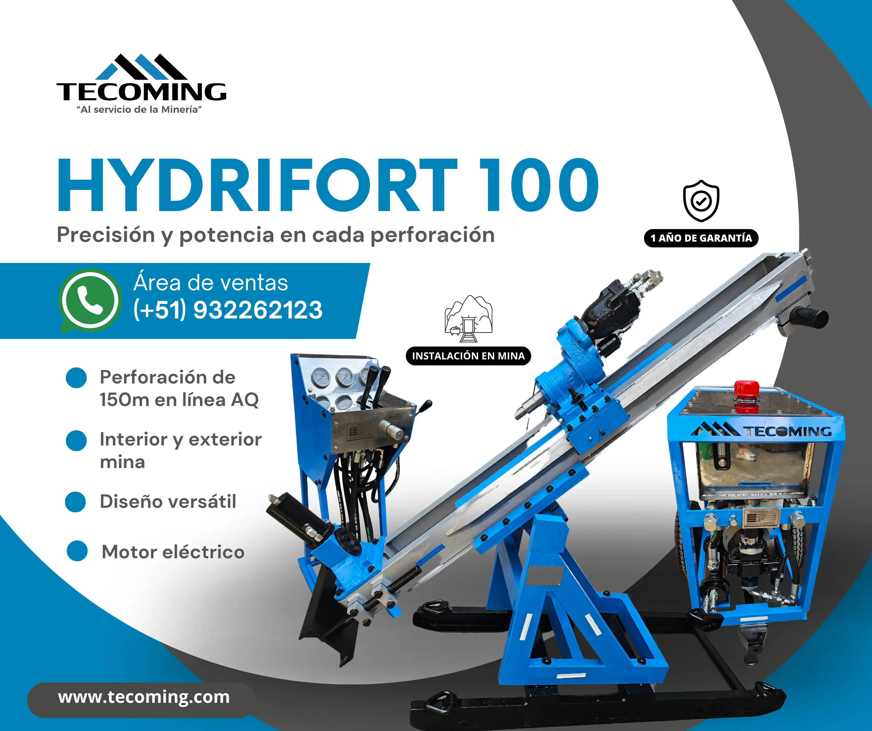 Packsack - Hydrifort 100 compacto para perforación geológica