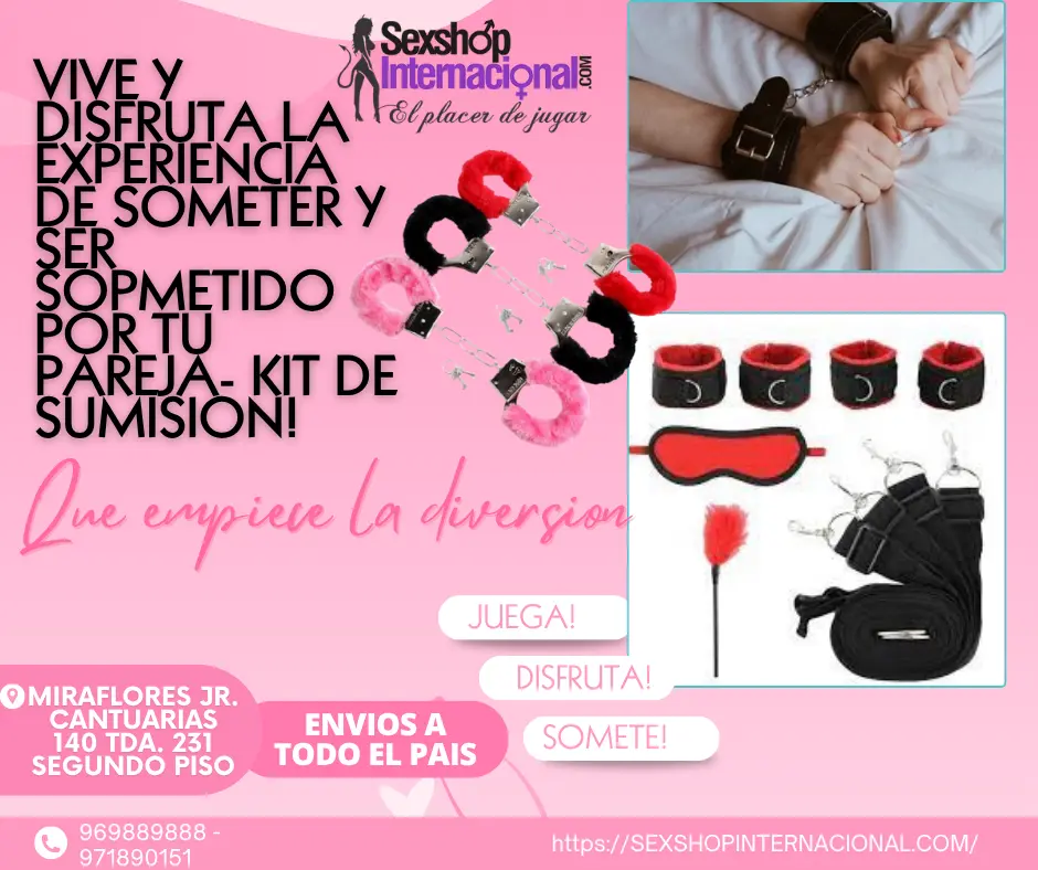 KIT DE SUMISION IDEAL PARA ELLOS QUE LES GUSTA EL CONTROL