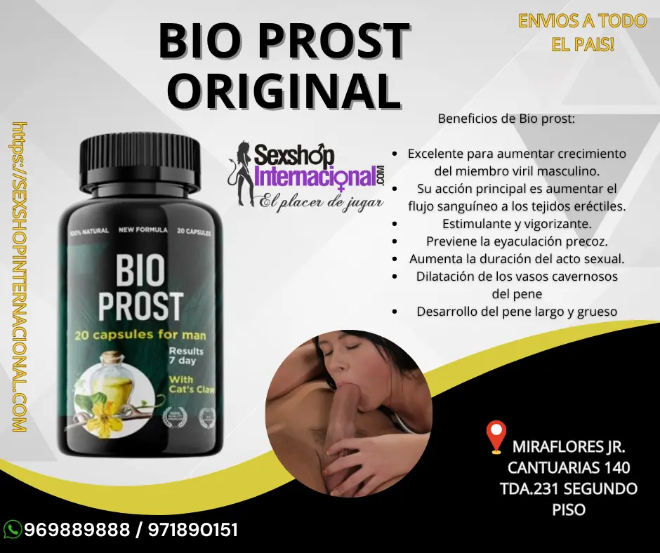 PROBLEMAS EN LA INTIMIDAD BIO PROST REVOLUCIONARA TU VIDA 