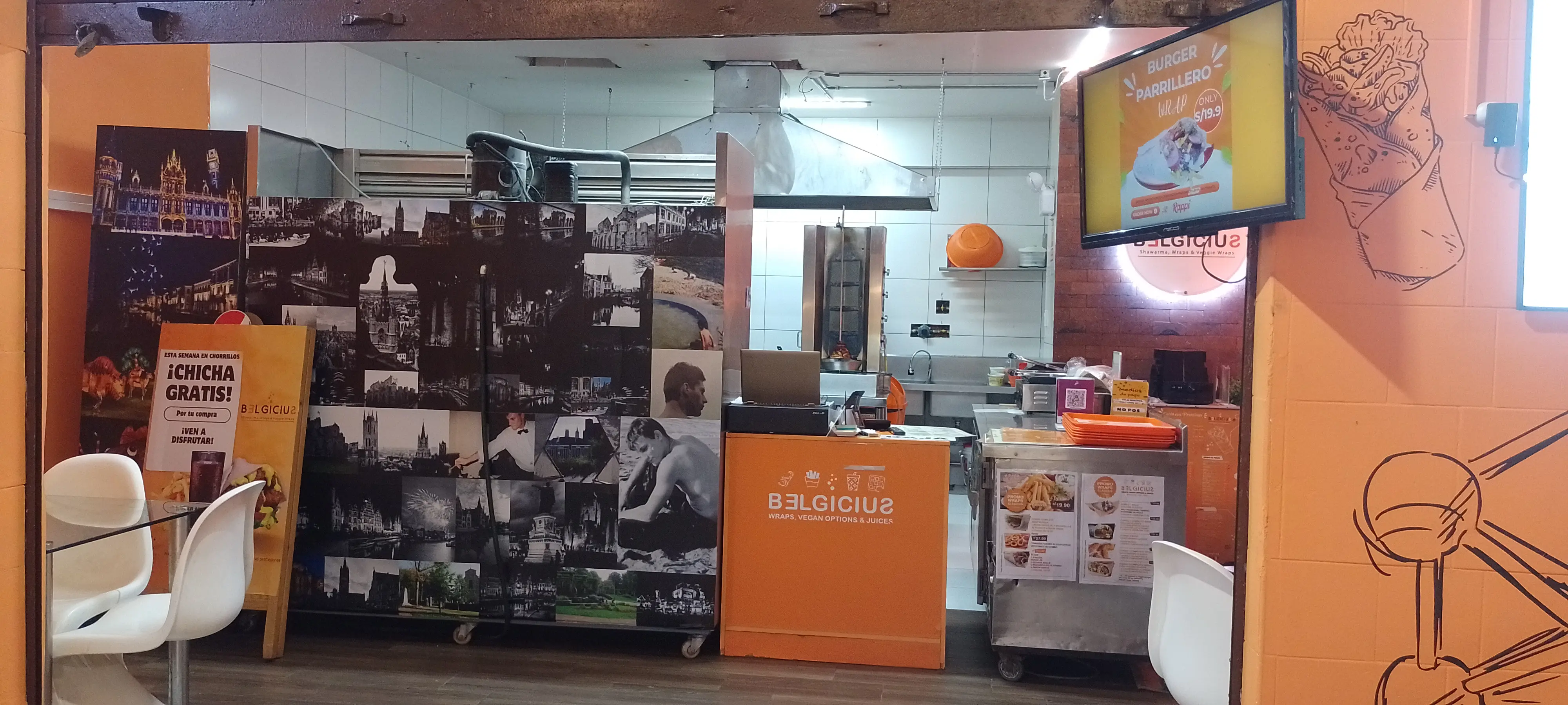 TRASPASO NEGOCIO EN BONITO PATIO DE COMIDAS HUAYL CHORRILLOS