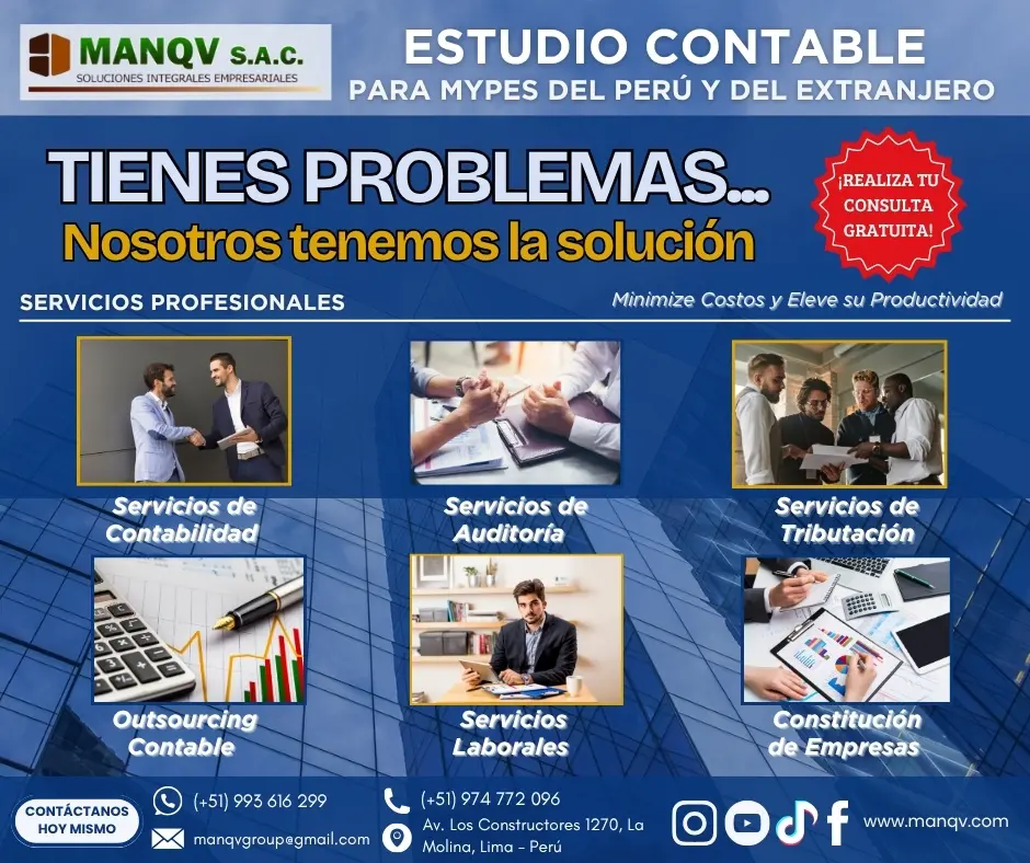 Asesoría Contable en Lima Provincias o el Extranjero