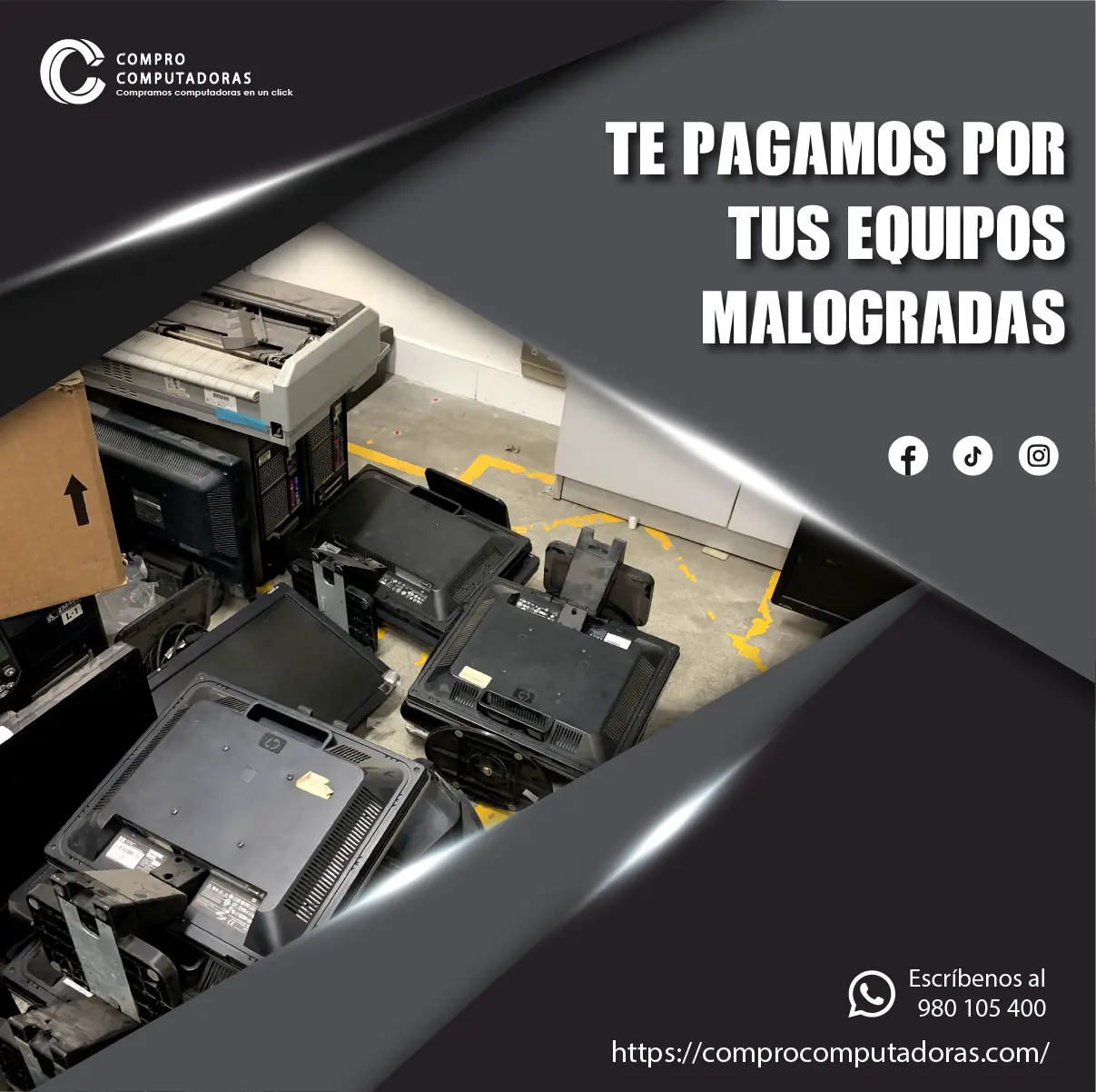 Tienes equipos malogrados Lo compramos