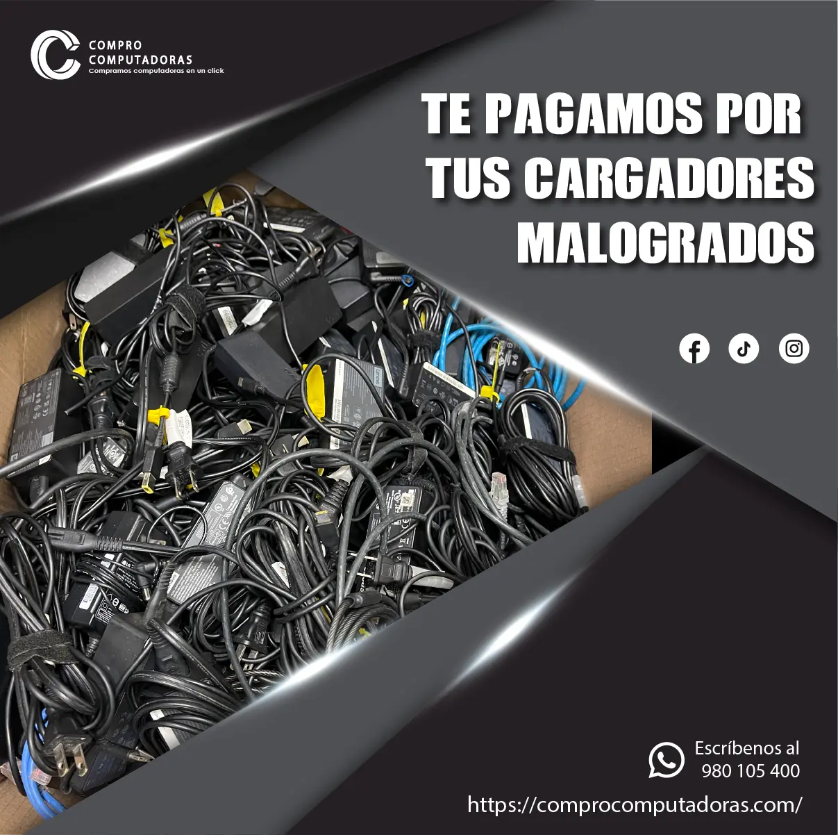 Cargadores viejos o malogrados Lo compramos 