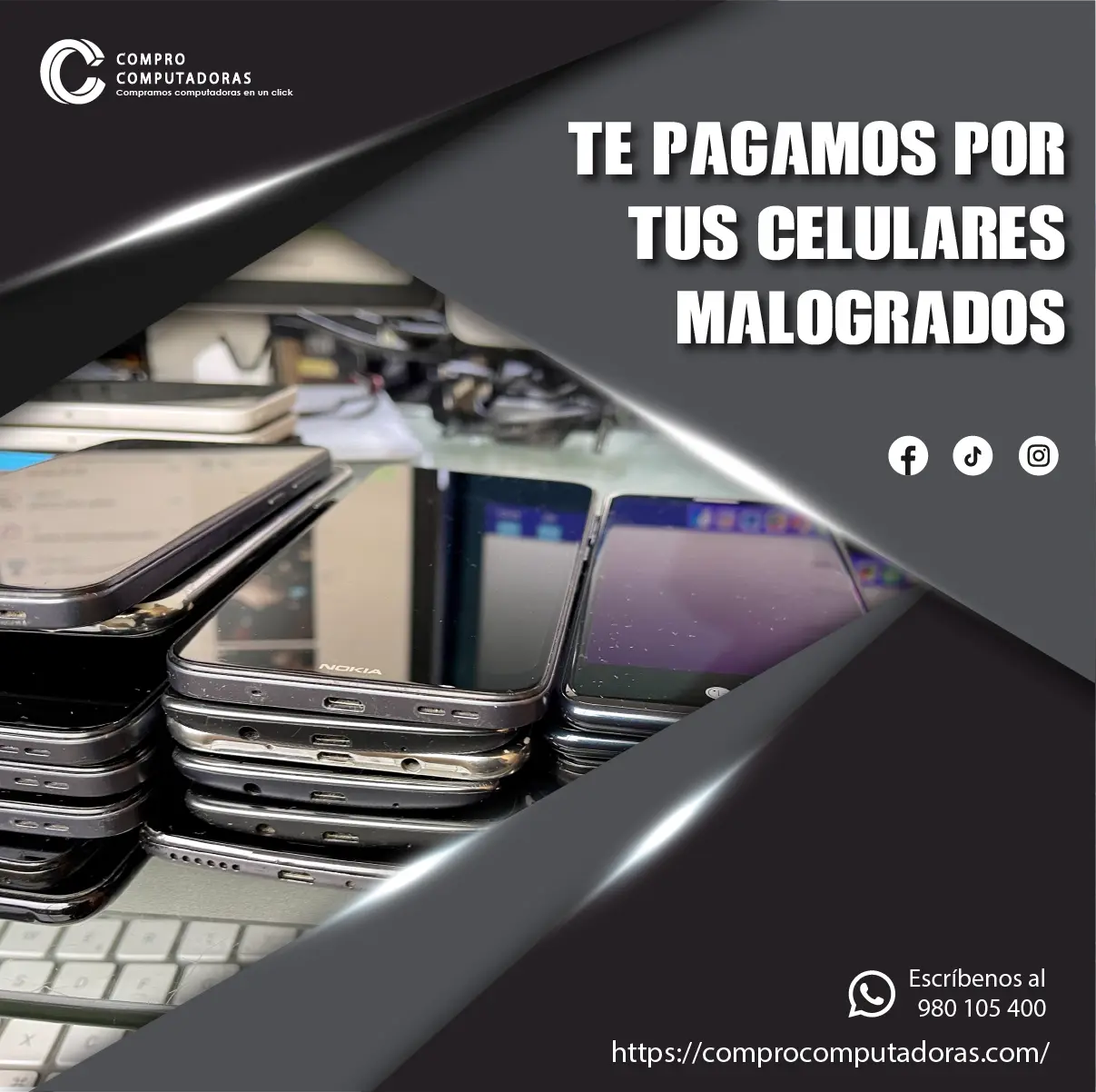 Tienes celulares que ya no usas Lo compramos 