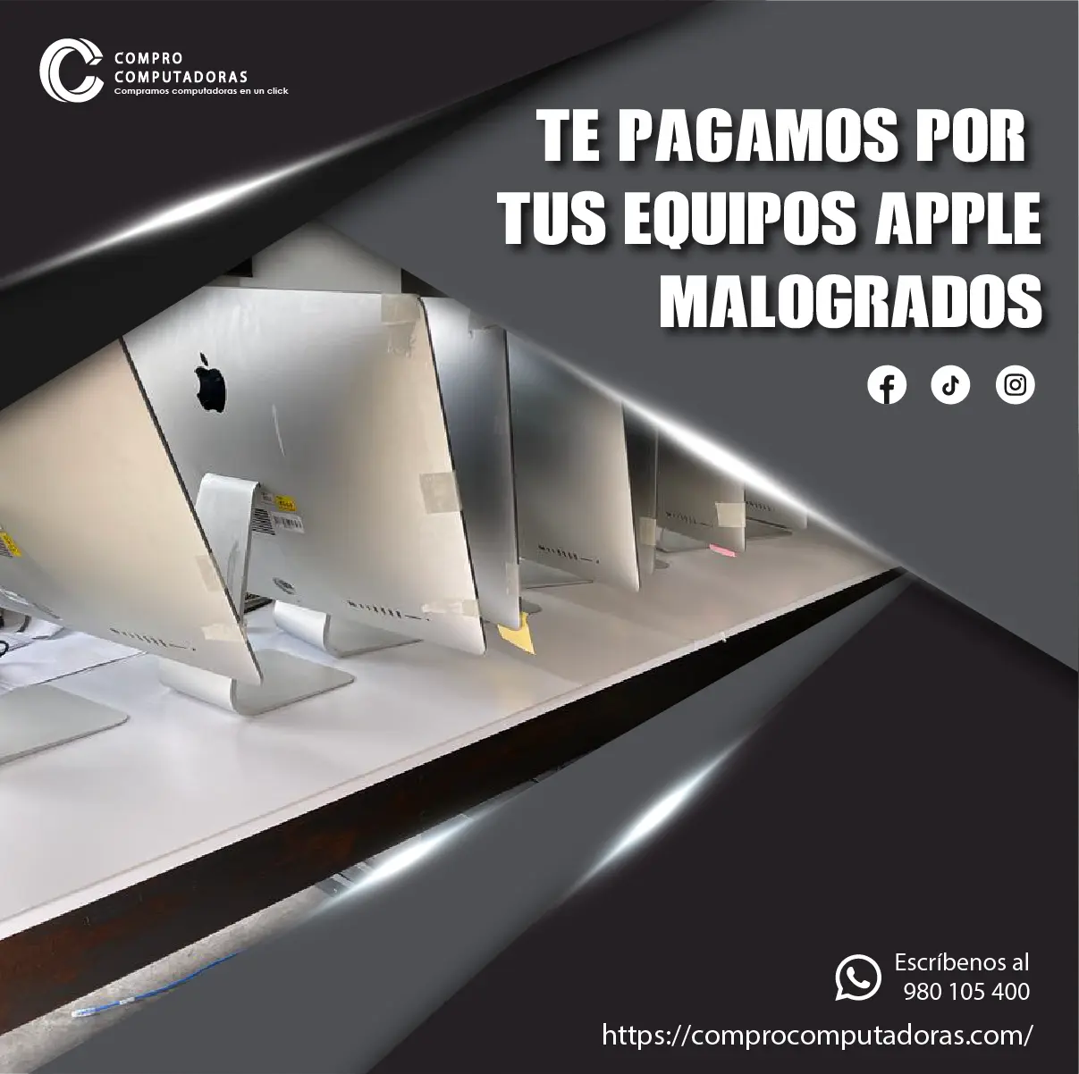 Tienes equipos Apple en desuso Lo compramos 