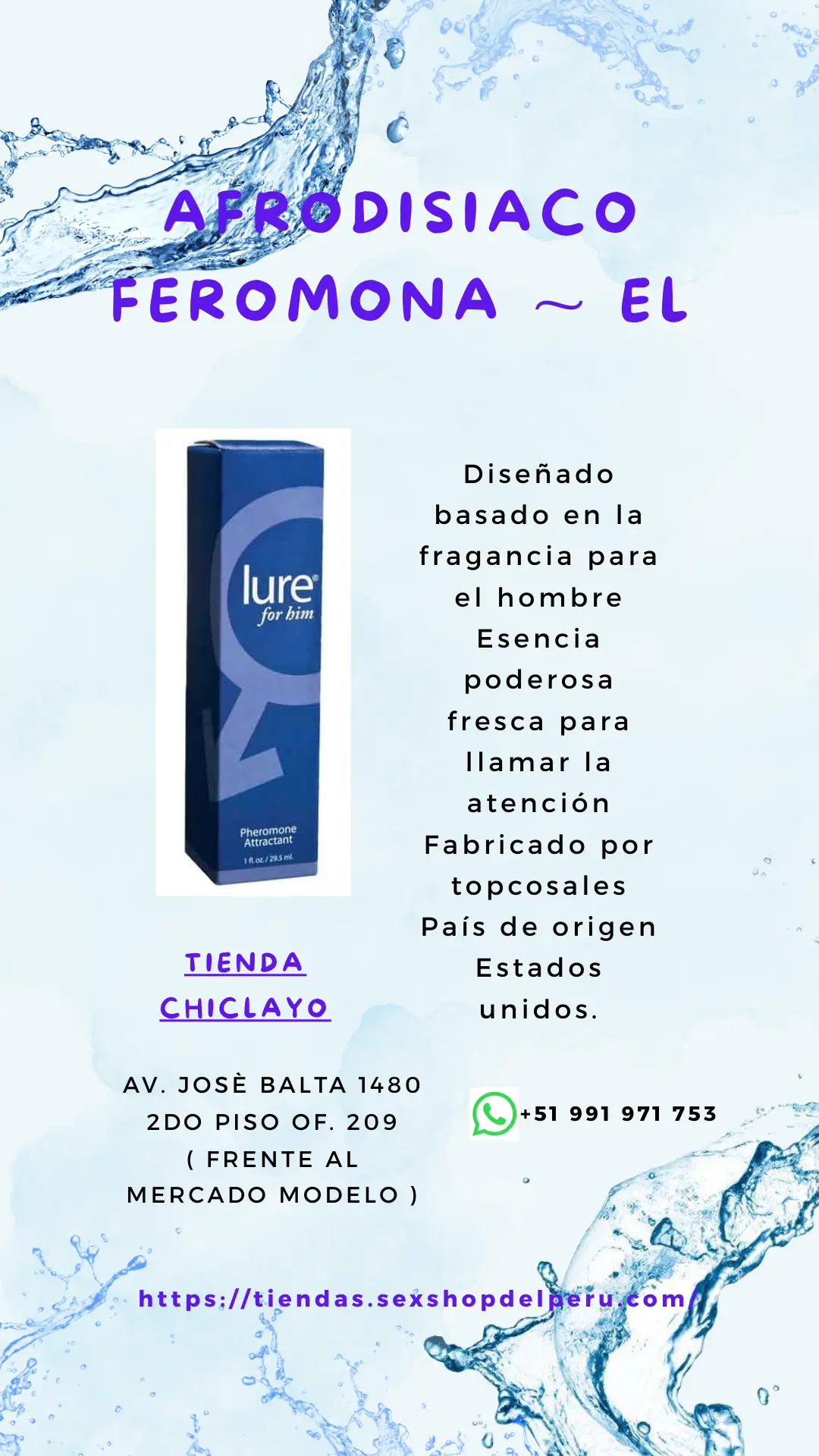  AFRODISIACO FEROMONA EL