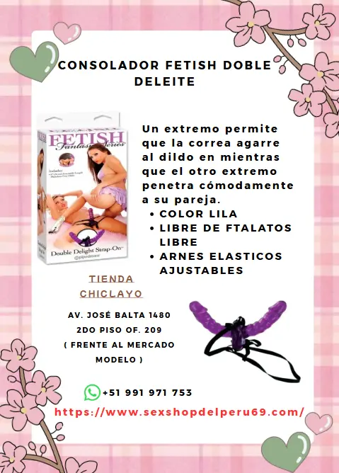  CONSOLADOR FETISH DOBLE DELEITE