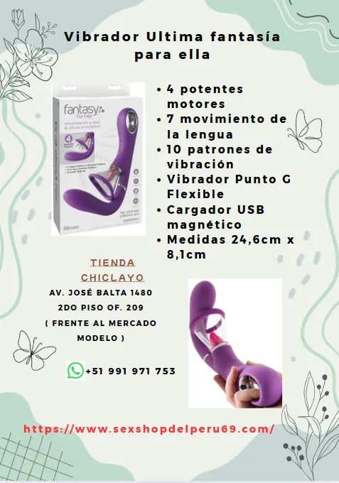  VIBRADOR FANTASÍA PARA ELLA ULTIMATE