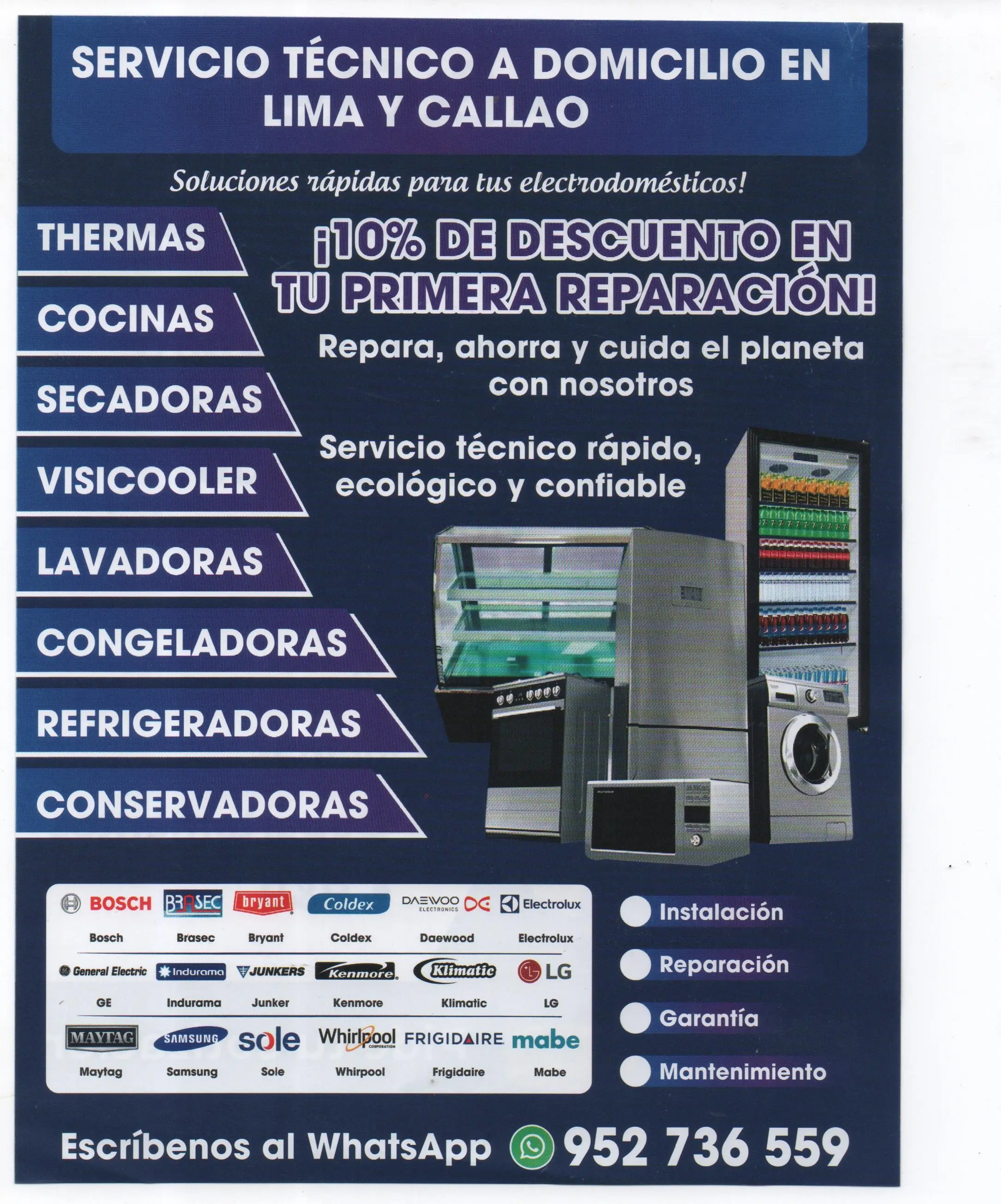 SERVICIO TECNICO DE REFRIGERADORAS EN LIMA Y CALLAO