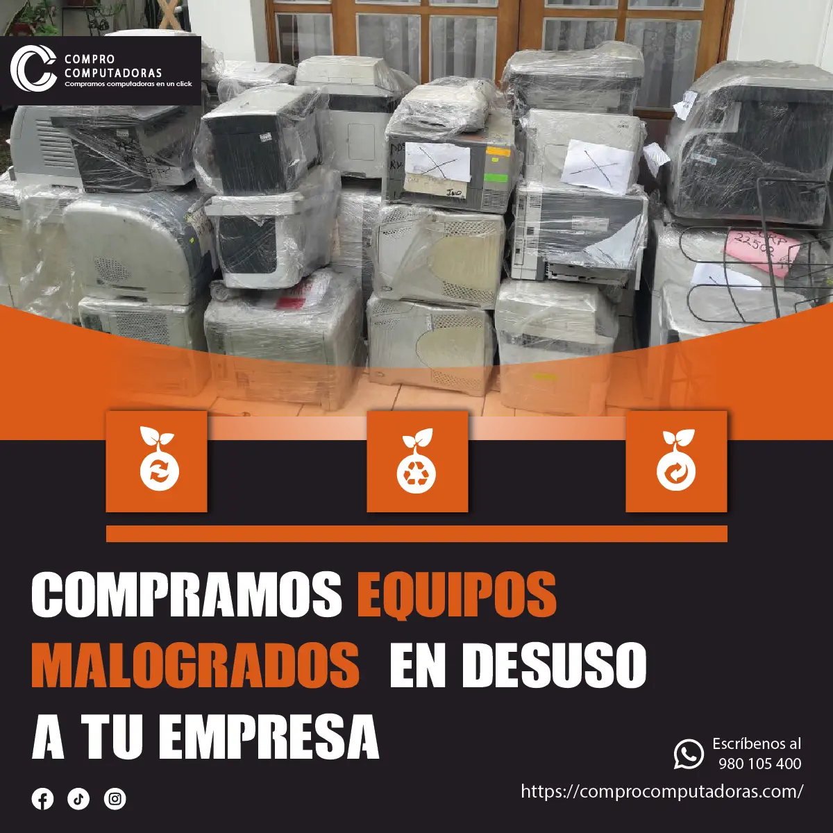 TIENES EQUIPOS MALOGRADOS LO COMPRAMOS 