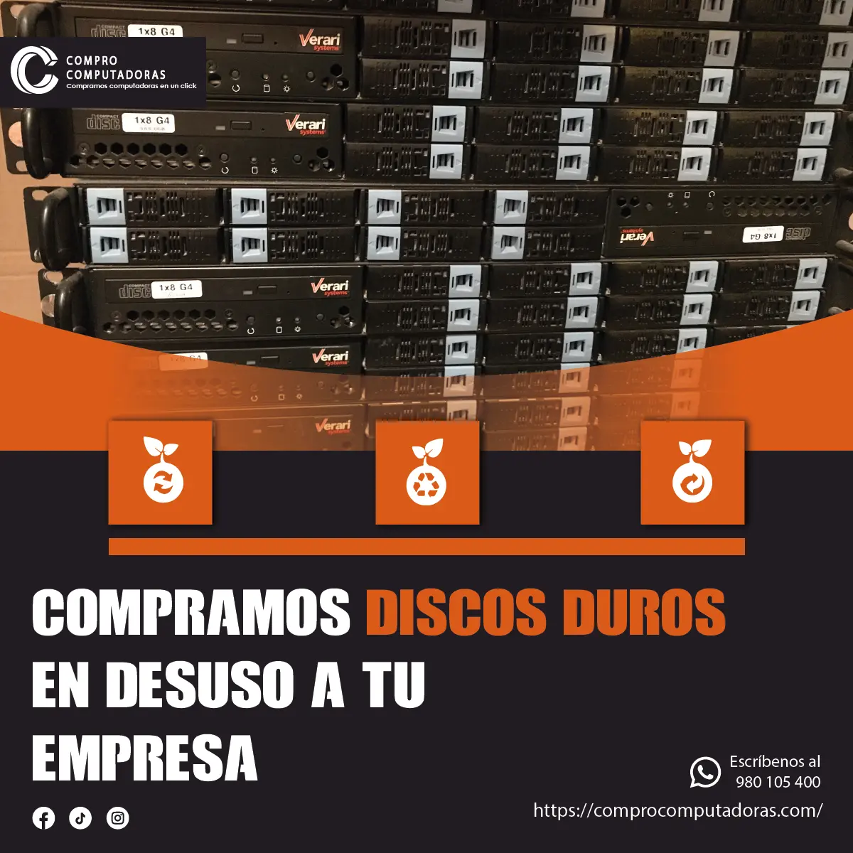 TIENES DISCOS DUROS ANTIGUOS LO COMPRAMOS 