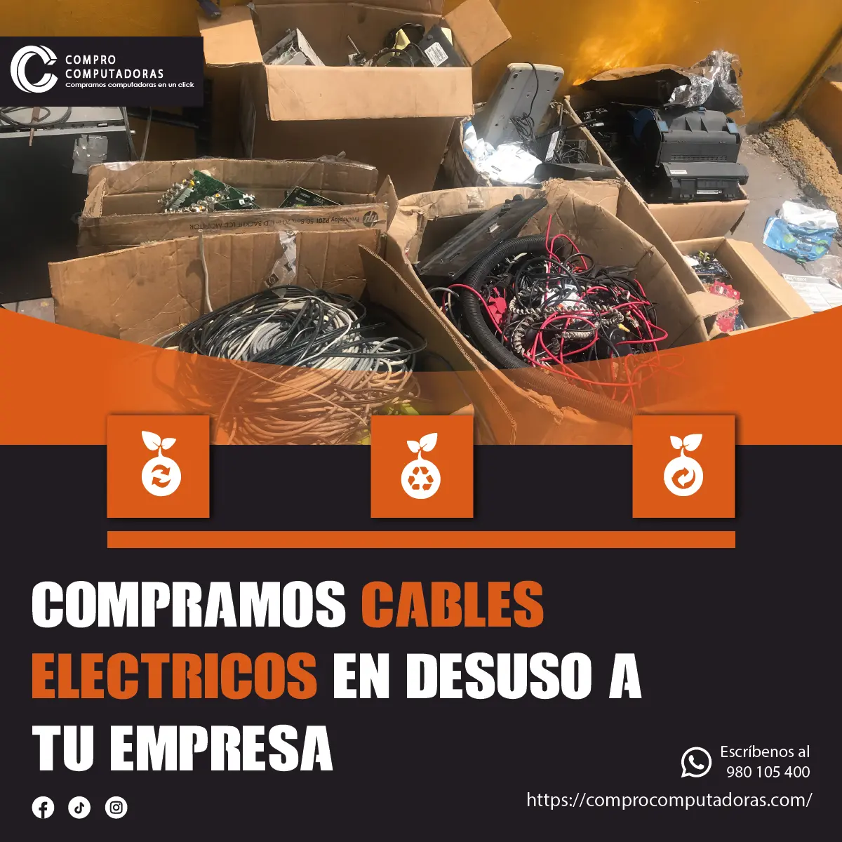 COMPRAMOS CABLES ELECTRICOS 