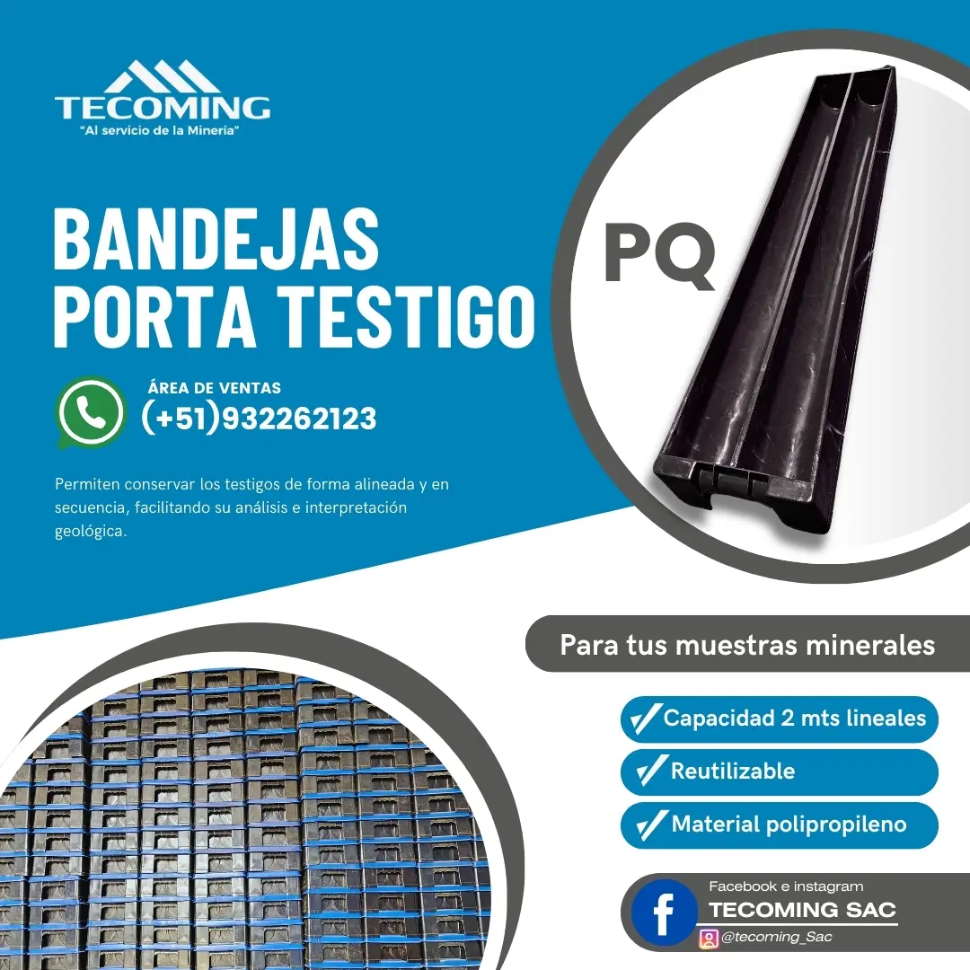 BANDEJAS PORTA TESTIGO PQ RESISTENTES Y PRÁCTICAS