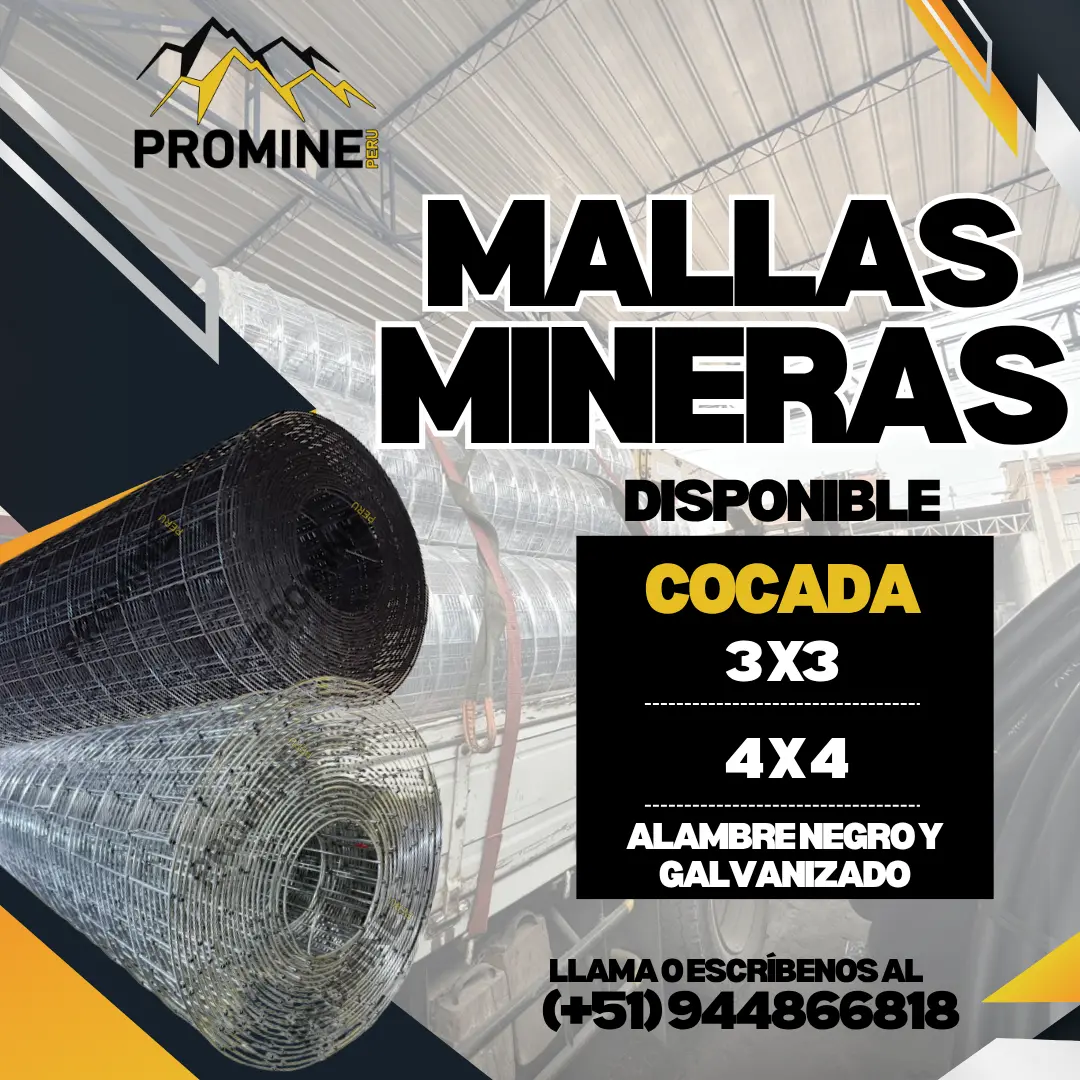 MALLAS ELECTROSOLDADAS - EN STOCK COCADA DE 4 X 4