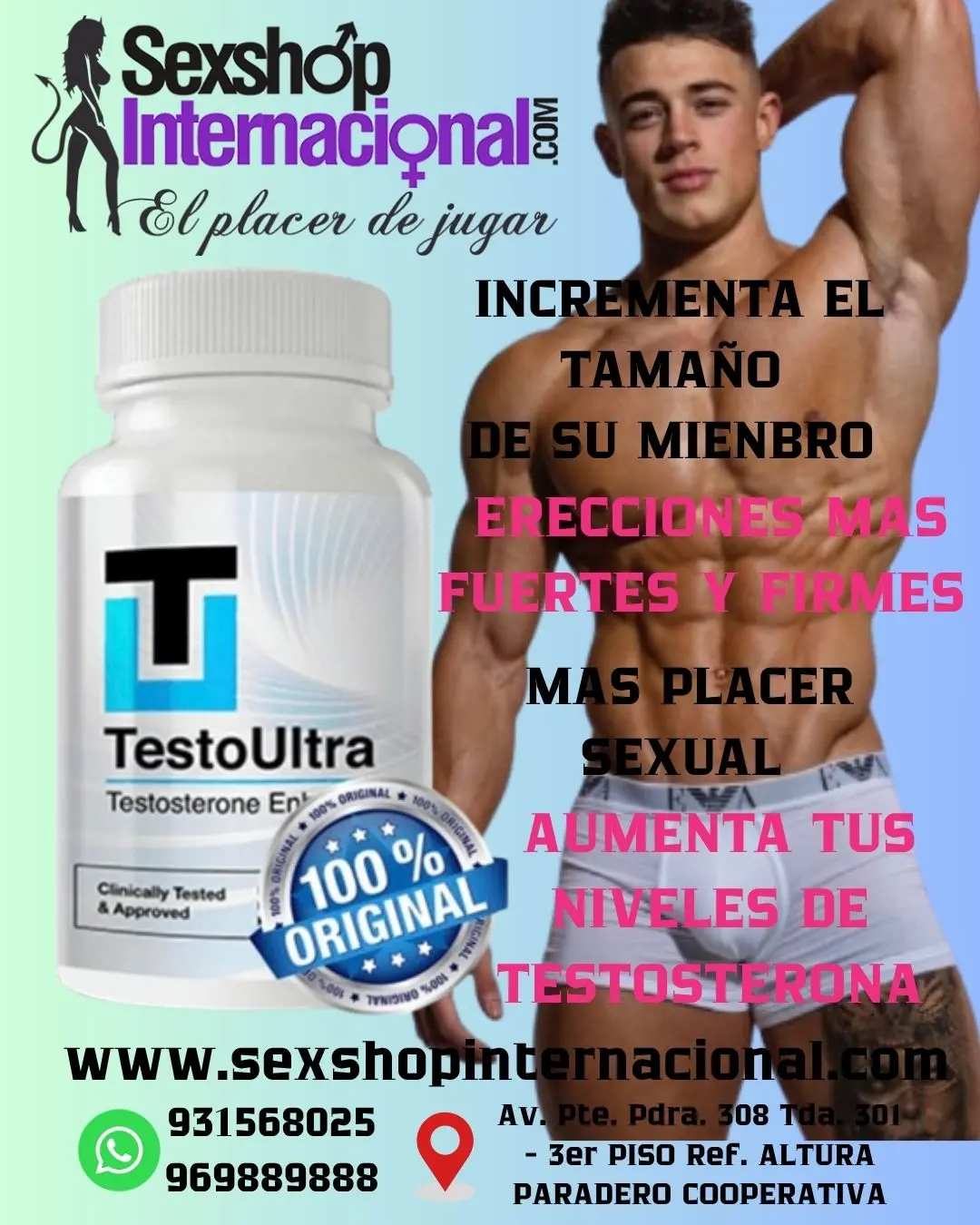 TESTOULTRA ORIGINAL USA POTENCIADOR 