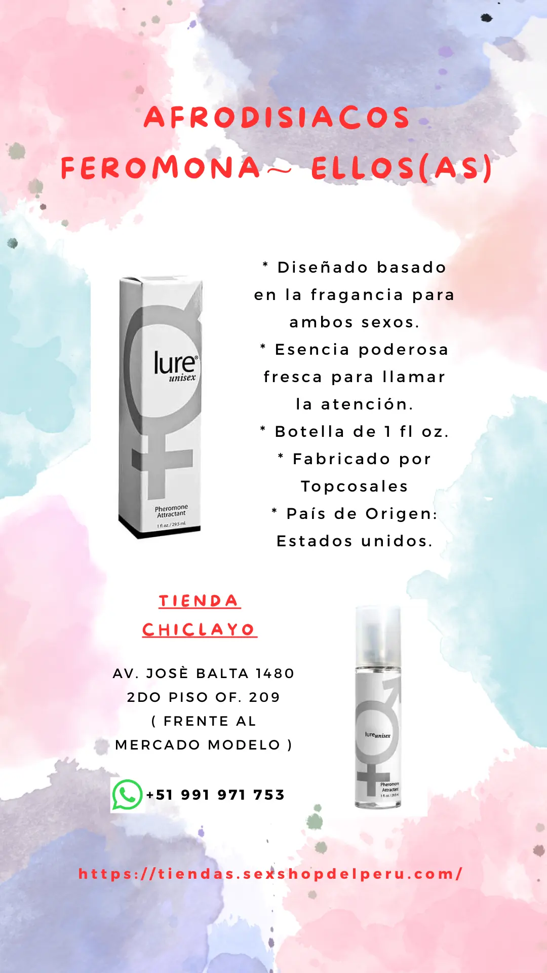 AFRODISIACOS FEROMONA ELLOS AS 