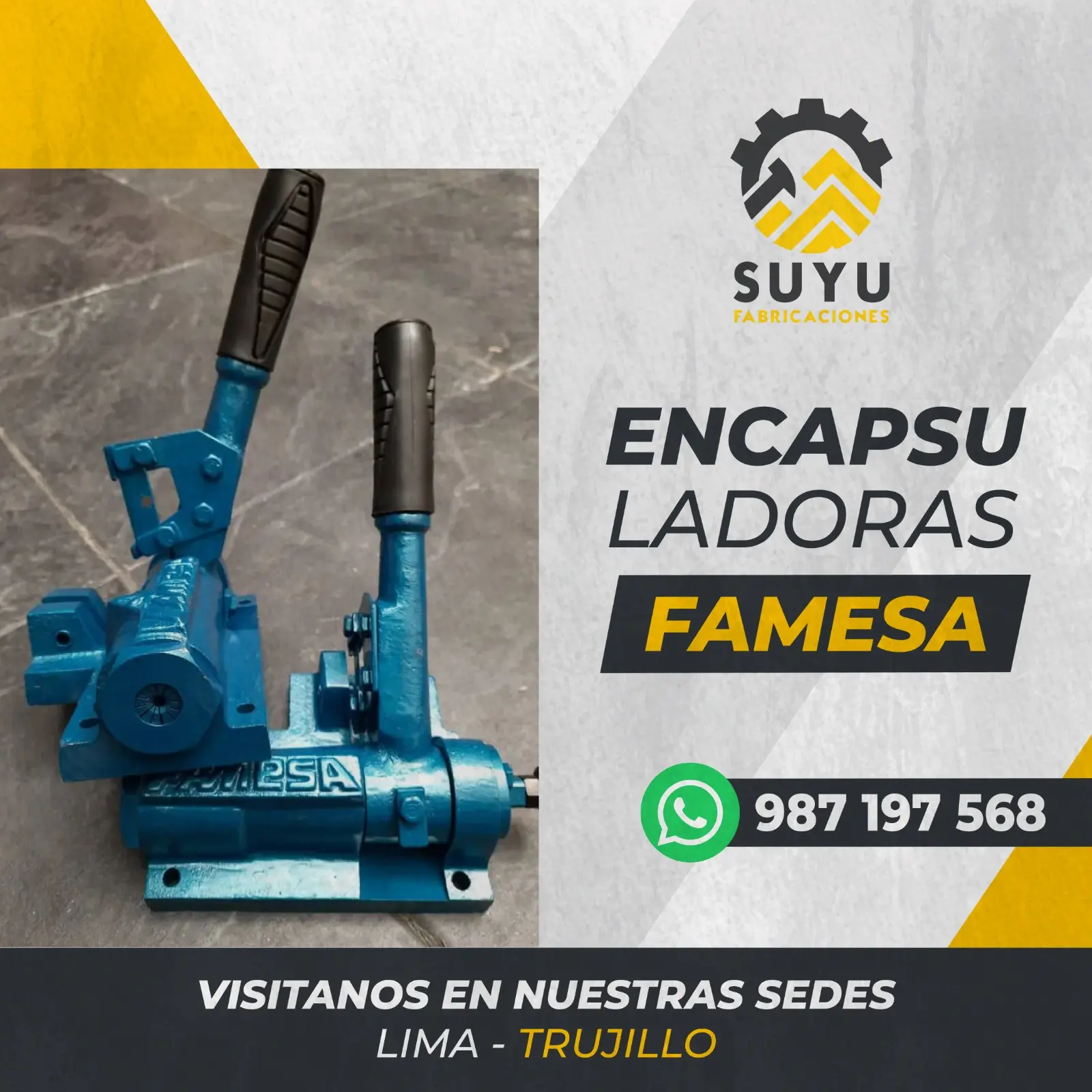 ENCAPSULADOARA FAMESA 12 DIENTES SUYU FABRICACIONES