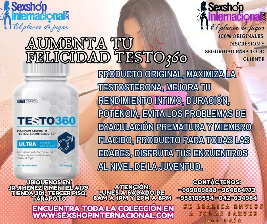 UNA VIDA INTIMA ACTIVA Y VIDA SALUDABLE CON TESTO360