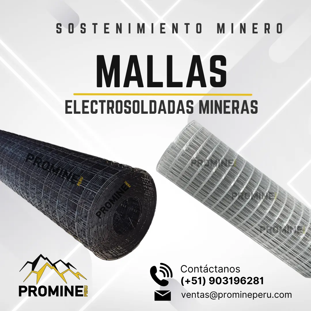 MALLAS ELECTROSOLDADAS MINERAS - SOPORTE MINERO 
