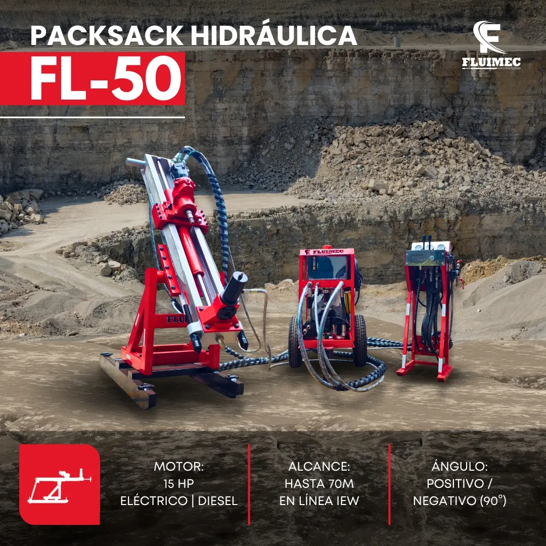 PACKSACK HIDRÁULICA FL50 MINA
